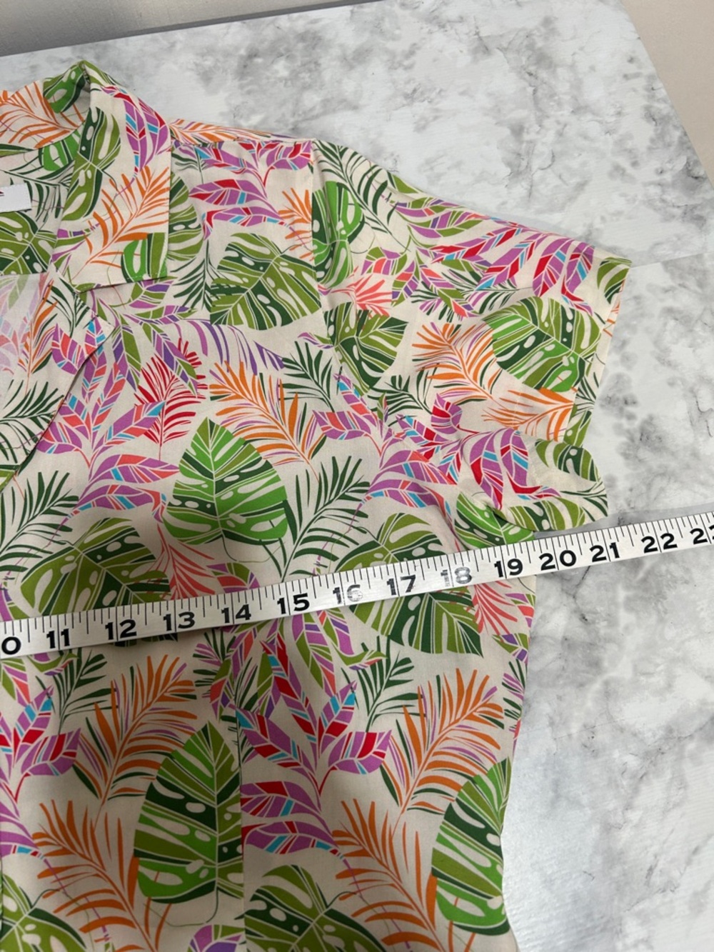 UNTUCKit Women’s JulieTropical Leaf Print Button Front Shirt Dress Sz 10 - Picture 9 of 13